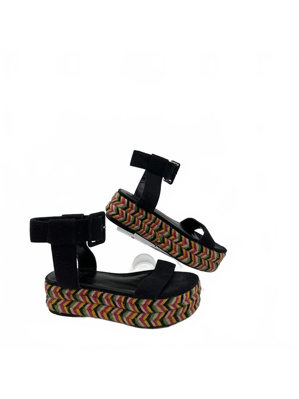 House of Harlow Straw Multi Platform Shoes | OS Women's